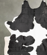 Black and White XX-Large Brazilian Cowhide Rug 8'6"H x 6'10"W #B28957 by Hudson Hides