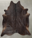 Chocolate XX-Large Brazilian Cowhide Rug 9'0"H x 7'3"W #B28960 by Hudson Hides