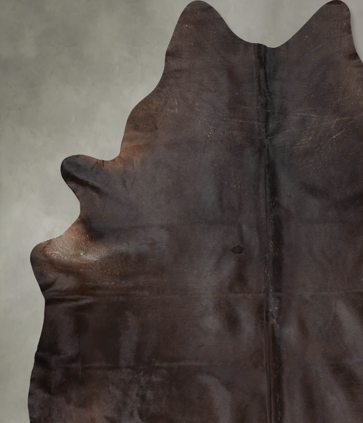Chocolate XX-Large Brazilian Cowhide Rug 9'0"H x 7'3"W #B28960 by Hudson Hides