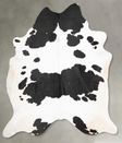 Black and White XX-Large Brazilian Cowhide Rug 8'11"H x 7'5"W #B28961 by Hudson Hides