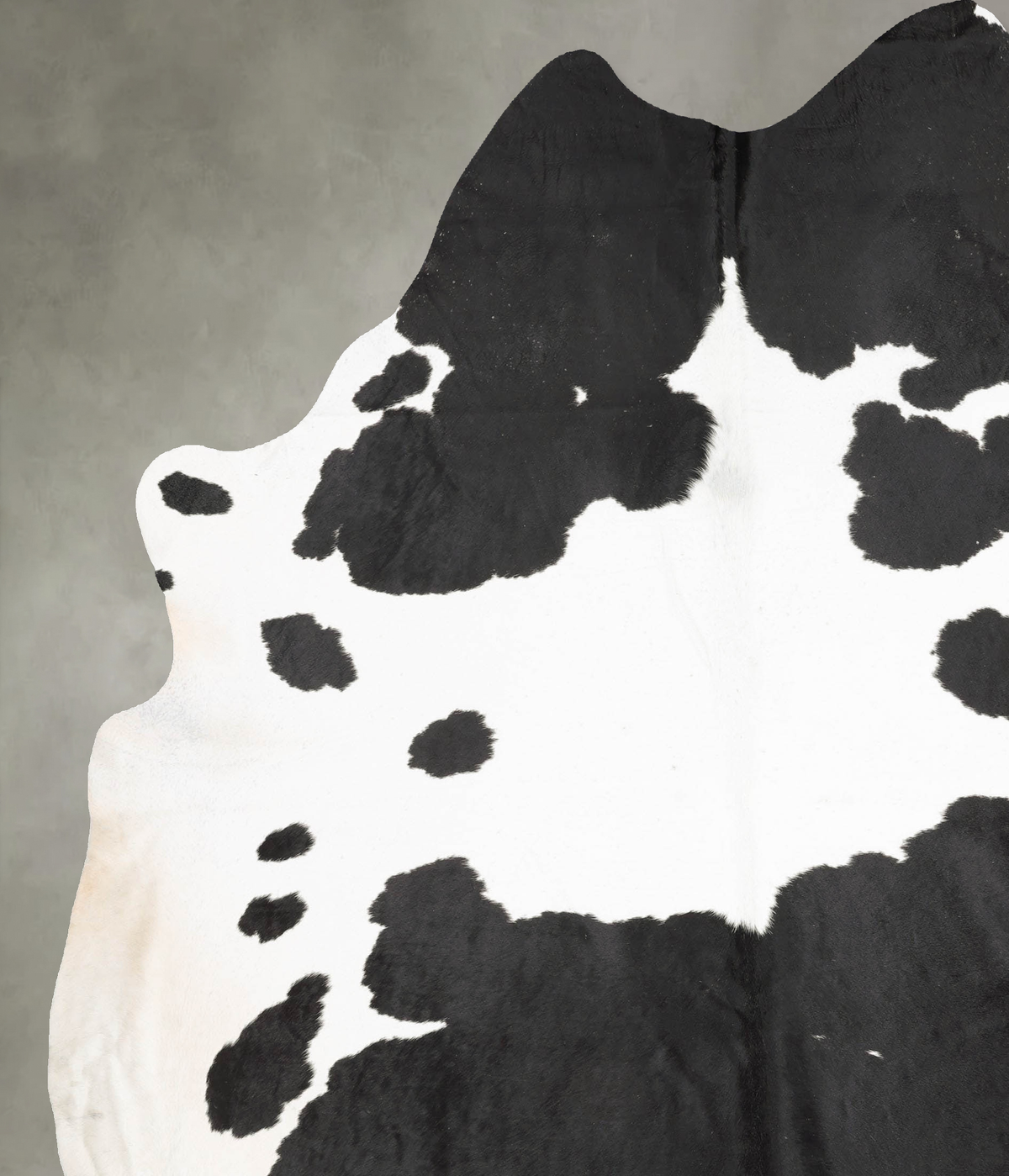 Black and White XX-Large Brazilian Cowhide Rug 8'11"H x 7'5"W #B28961 by Hudson Hides