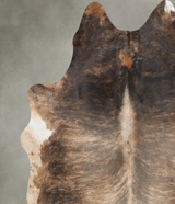Medium Brindle XX-Large Brazilian Cowhide Rug 8'6"H x 7'4"W #B28963 by Hudson Hides