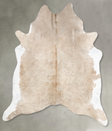 Taupe XX-Large Brazilian Cowhide Rug 7'11"H x 6'6"W #B28965 by Hudson Hides