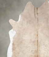 Taupe XX-Large Brazilian Cowhide Rug 7'11"H x 6'6"W #B28965 by Hudson Hides