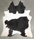 Black and White XX-Large Brazilian Cowhide Rug 10'0"H x 7'5"W #B28969 by Hudson Hides