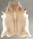 Light Caramel XX-Large Brazilian Cowhide Rug 7'5"H x 6'10"W #B28972 by Hudson Hides
