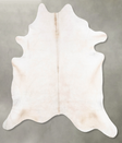 Ivory with Beige XX-Large Brazilian Cowhide Rug 9'1"H x 7'7"W #B28973 by Hudson Hides
