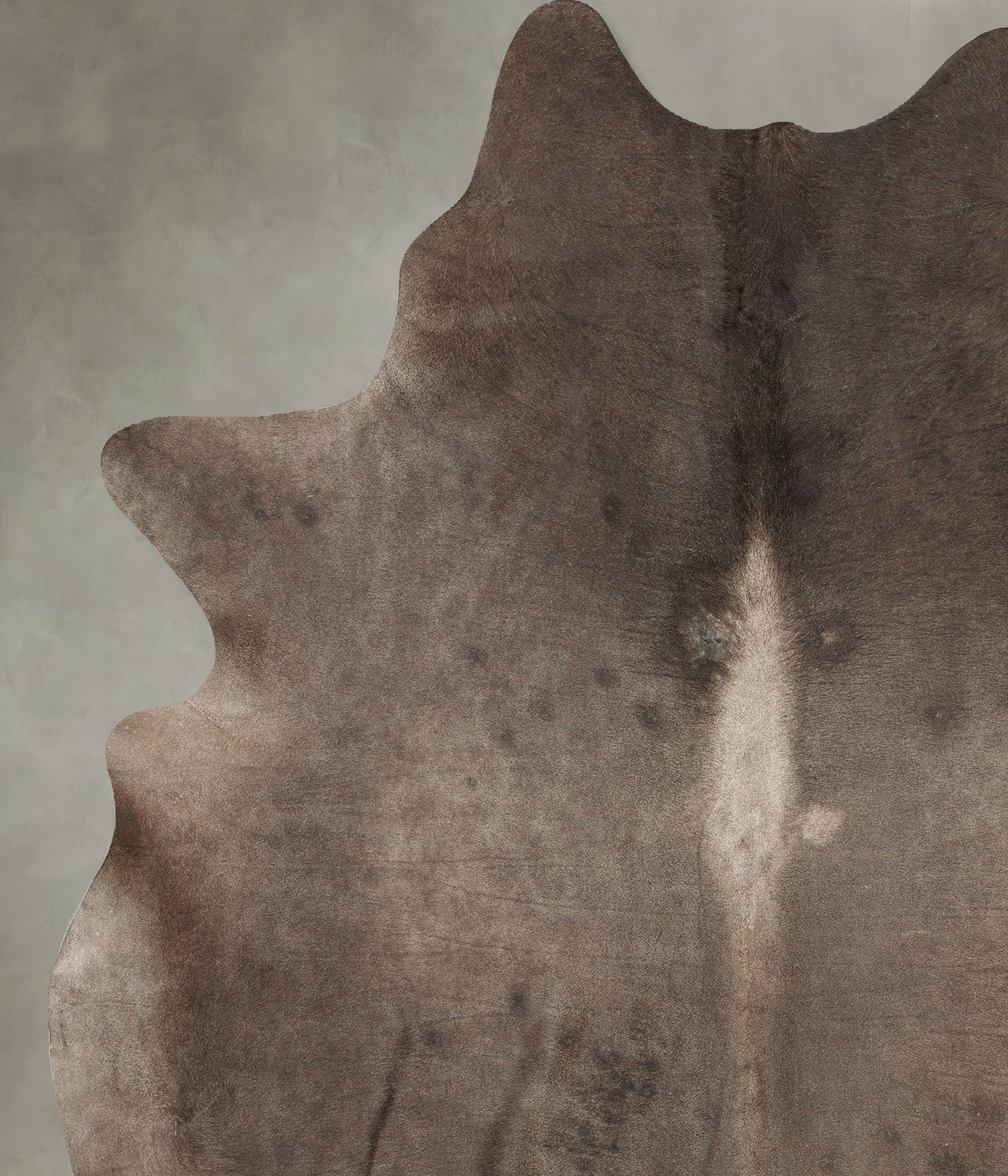 Taupe XX-Large Brazilian Cowhide Rug 8'1"H x 6'10"W #B28980 by Hudson Hides