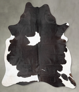 Black and White XX-Large Brazilian Cowhide Rug 8'10"H x 6'10"W #B28981 by Hudson Hides