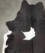 Black and White XX-Large Brazilian Cowhide Rug 8'10"H x 6'10"W #B28981 by Hudson Hides