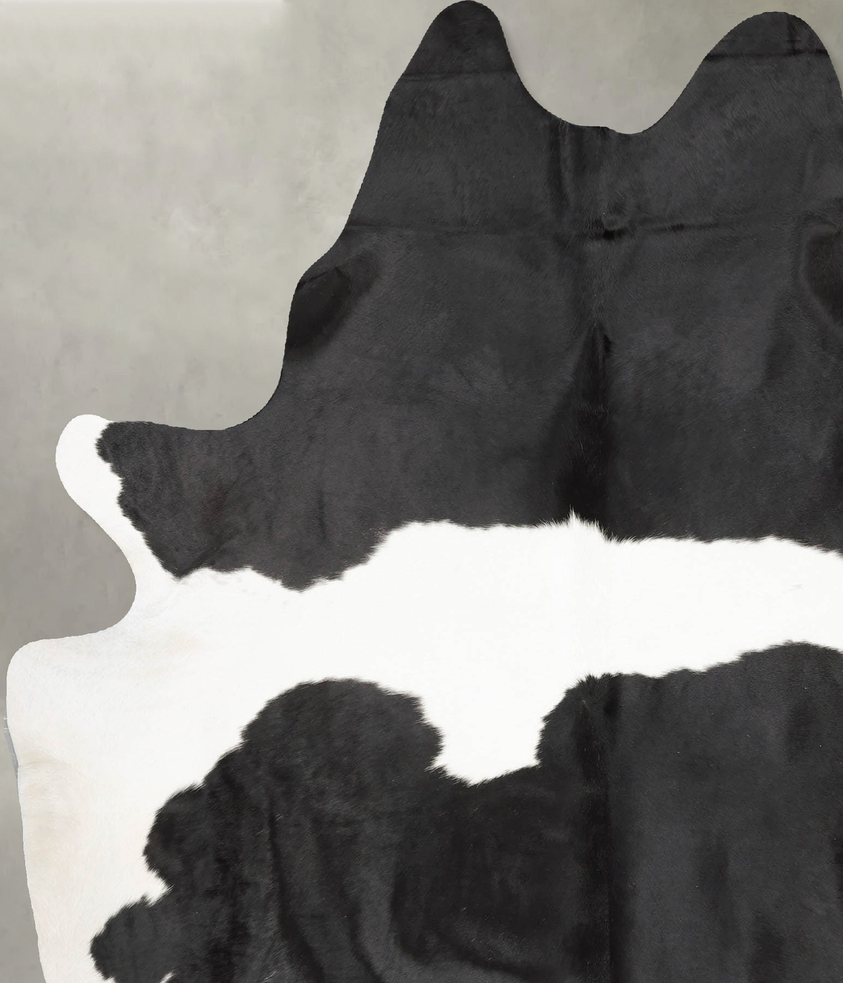 Black and White X-Large Brazilian Cowhide Rug 7'9"H x 6'1"W #B28983 by Hudson Hides