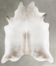 Medium Grey XX-Large Brazilian Cowhide Rug 8'8"H x 7'0"W #B28988 by Hudson Hides