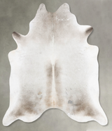Medium Grey XX-Large Brazilian Cowhide Rug 8'8"H x 7'0"W #B28988 by Hudson Hides