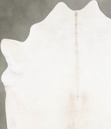Ivory with Beige XX-Large Brazilian Cowhide Rug 8'6"H x 7'1"W #B28989 by Hudson Hides