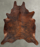 Dark Brindle XX-Large Brazilian Cowhide Rug 8'6"H x 7'2"W #B28990 by Hudson Hides