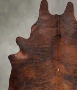 Dark Brindle XX-Large Brazilian Cowhide Rug 8'6"H x 7'2"W #B28990 by Hudson Hides