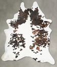 Tricolor XX-Large Brazilian Cowhide Rug 9'4"H x 6'10"W #B28994 by Hudson Hides