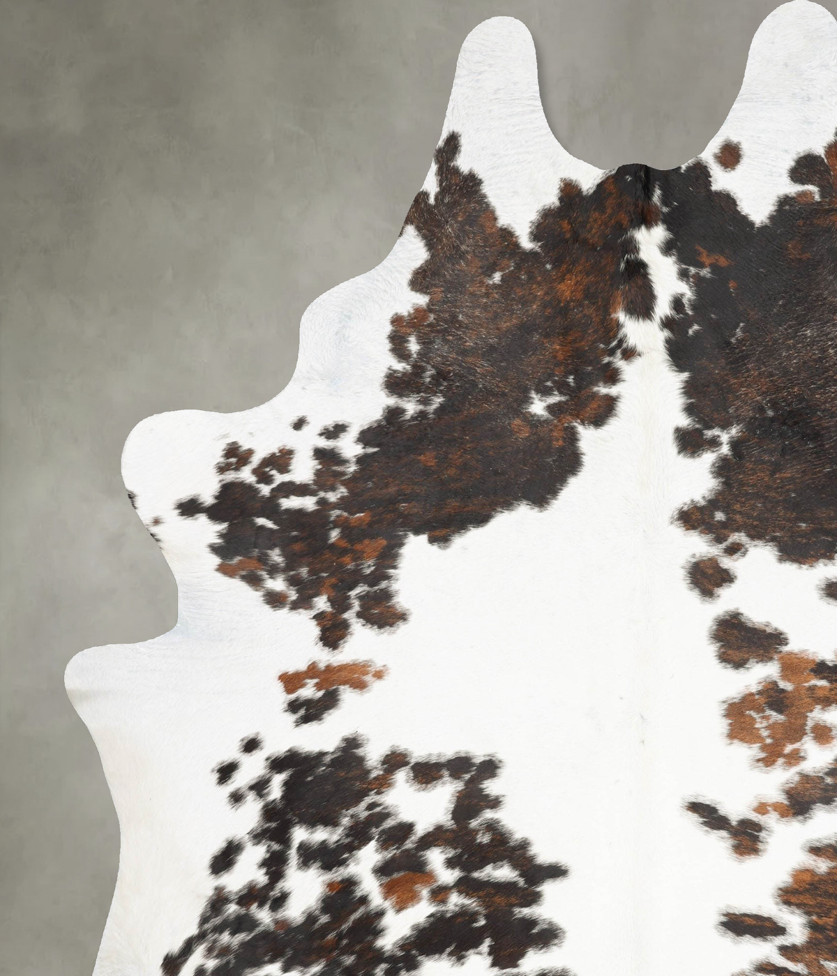 Tricolor XX-Large Brazilian Cowhide Rug 9'4"H x 6'10"W #B28994 by Hudson Hides