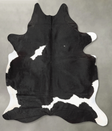 Black and White X-Large Brazilian Cowhide Rug 7'10"H x 6'1"W #B28996 by Hudson Hides