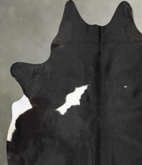 Black and White X-Large Brazilian Cowhide Rug 7'10"H x 6'1"W #B28996 by Hudson Hides