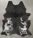 Chocolate and White XX-Large Brazilian Cowhide Rug 8'8"H x 6'6"W #B29000 by Hudson Hides