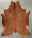 Solid Brown XX-Large Brazilian Cowhide Rug 7'8"H x 7'0"W #B29006 by Hudson Hides