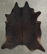 Chocolate XX-Large Brazilian Cowhide Rug 8'11"H x 7'8"W #B29018 by Hudson Hides