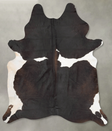 Chocolate and White XX-Large Brazilian Cowhide Rug 8'9"H x 6'8"W #B29021 by Hudson Hides