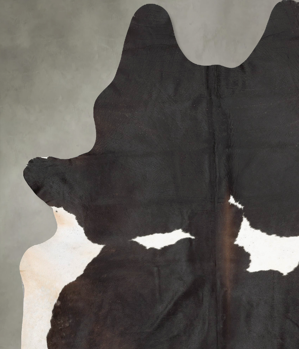 Chocolate and White XX-Large Brazilian Cowhide Rug 8'9"H x 6'8"W #B29021 by Hudson Hides