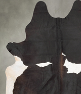 Chocolate and White XX-Large Brazilian Cowhide Rug 8'9"H x 6'8"W #B29021 by Hudson Hides