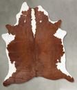 Hereford XX-Large Brazilian Cowhide Rug 7'11"H x 6'7"W #B29027 by Hudson Hides