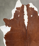 Hereford XX-Large Brazilian Cowhide Rug 7'11"H x 6'7"W #B29027 by Hudson Hides
