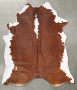 Hereford XX-Large Brazilian Cowhide Rug 7'10"H x 6'6"W #B29029 by Hudson Hides