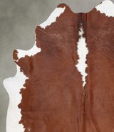 Hereford XX-Large Brazilian Cowhide Rug 7'10"H x 6'6"W #B29029 by Hudson Hides