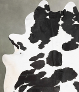 Black and White XX-Large Brazilian Cowhide Rug 8'11"H x 6'11"W #B29032 by Hudson Hides
