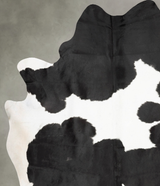 Black and White XX-Large Brazilian Cowhide Rug 8'8"H x 7'0"W #B29035 by Hudson Hides