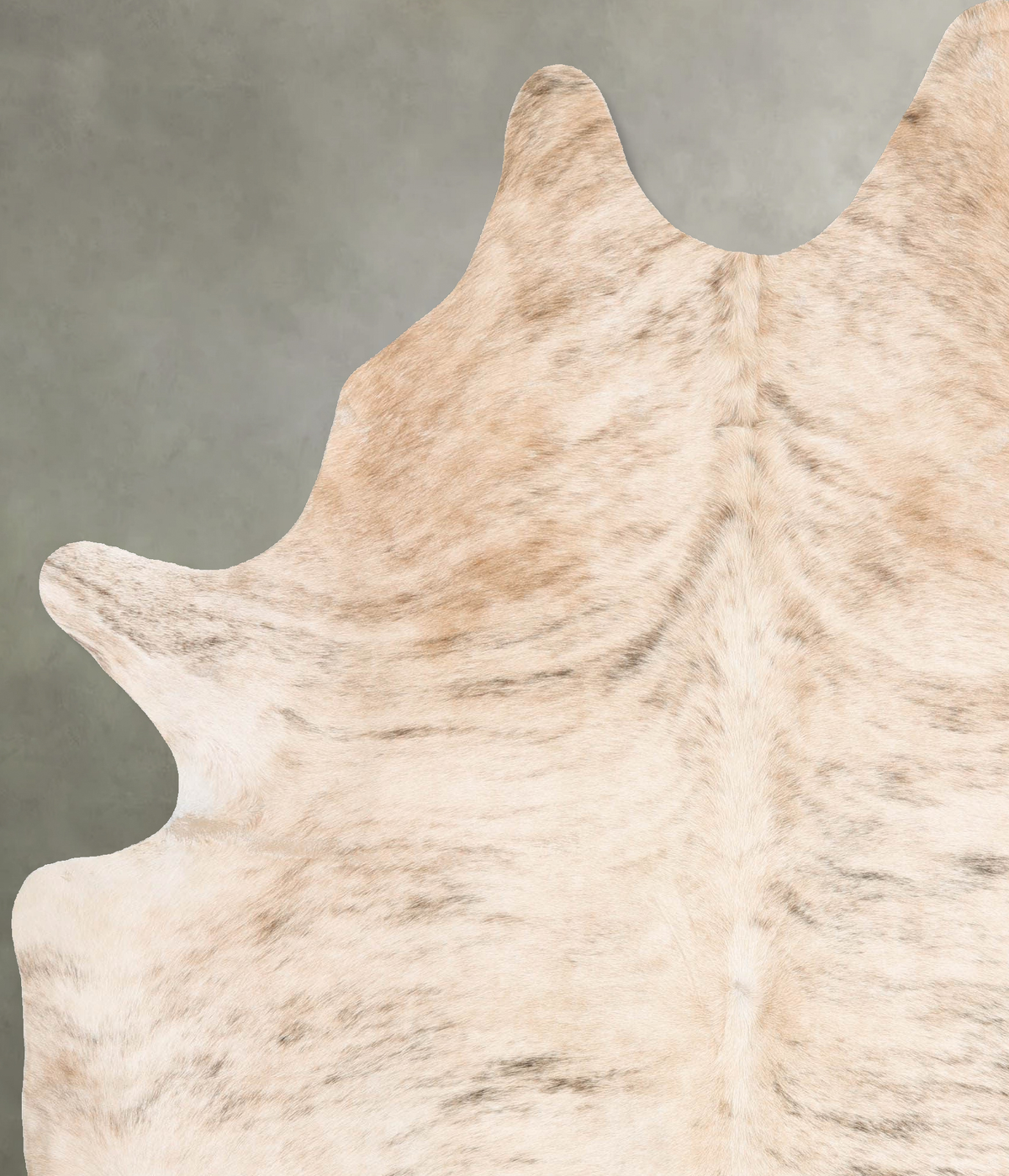 Light Brindle XX-Large Brazilian Cowhide Rug 8'3"H x 6'7"W #B29036 by Hudson Hides