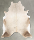 Champagne X-Large Brazilian Cowhide Rug 7'8"H x 6'4"W #B29037 by Hudson Hides
