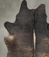 Dark Brindle XX-Large Brazilian Cowhide Rug 8'4"H x 6'10"W #B29039 by Hudson Hides