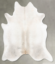 Grey with Beige XX-Large Brazilian Cowhide Rug 8'0"H x 7'1"W #B29042 by Hudson Hides