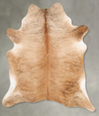 Medium Brindle XX-Large Brazilian Cowhide Rug 7'10"H x 6'8"W #B29048 by Hudson Hides