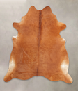 Solid Brown XX-Large Brazilian Cowhide Rug 7'9"H x 6'8"W #B2905 by Hudson Hides