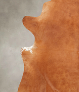 Solid Brown XX-Large Brazilian Cowhide Rug 7'9"H x 6'8"W #B2905 by Hudson Hides