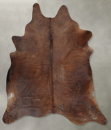 Medium Brindle XX-Large Brazilian Cowhide Rug 8'4"H x 7'2"W #B29050 by Hudson Hides