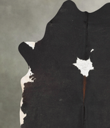 Chocolate and White X-Large Brazilian Cowhide Rug 8'0"H x 6'3"W #B29054 by Hudson Hides