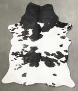 Black and White XX-Large Brazilian Cowhide Rug 9'0"H x 6'2"W #B29055 by Hudson Hides