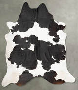 Black and White XX-Large Brazilian Cowhide Rug 8'6"H x 6'11"W #B29060 by Hudson Hides