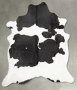 Black and White XX-Large Brazilian Cowhide Rug 8'6"H x 7'2"W #B29062 by Hudson Hides
