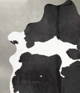 Black and White XX-Large Brazilian Cowhide Rug 8'6"H x 7'2"W #B29062 by Hudson Hides