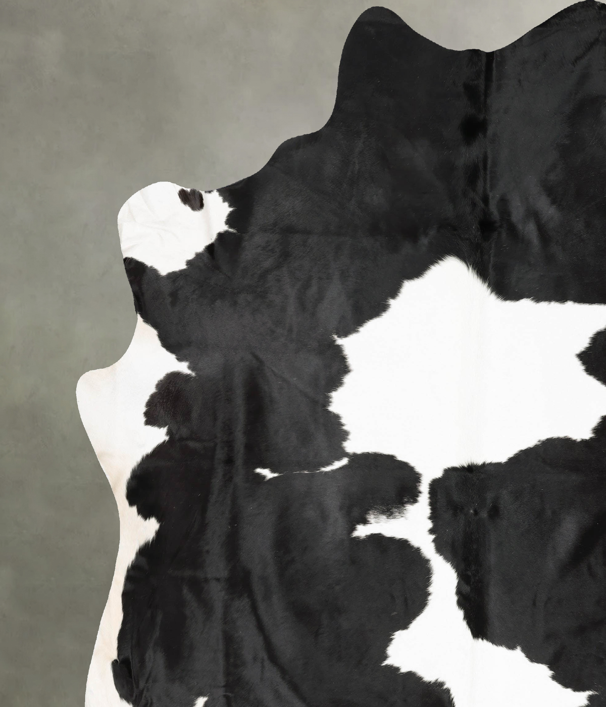 Black and White XX-Large Brazilian Cowhide Rug 9'8"H x 7'9"W #B29065 by Hudson Hides